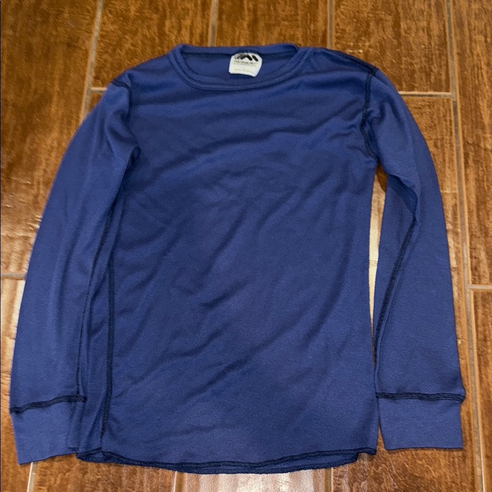 Medalist Blue Crew Neck Top